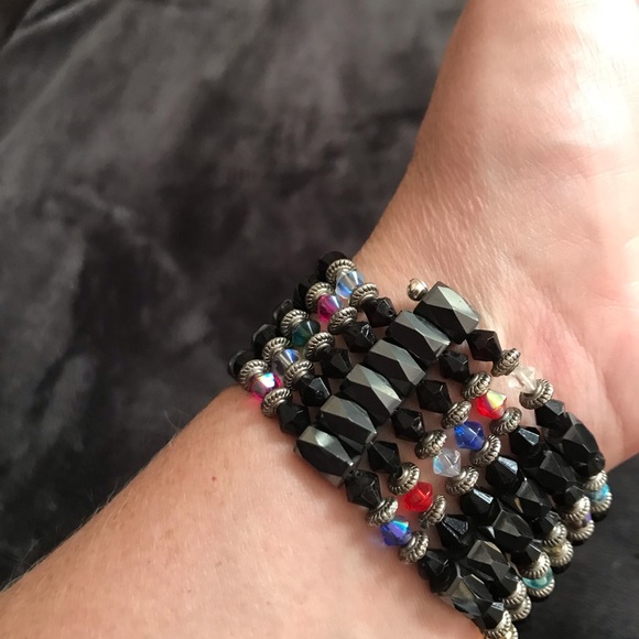 Magnetic necklace/ bracelet with beautiful beads - Picture 4 of 12